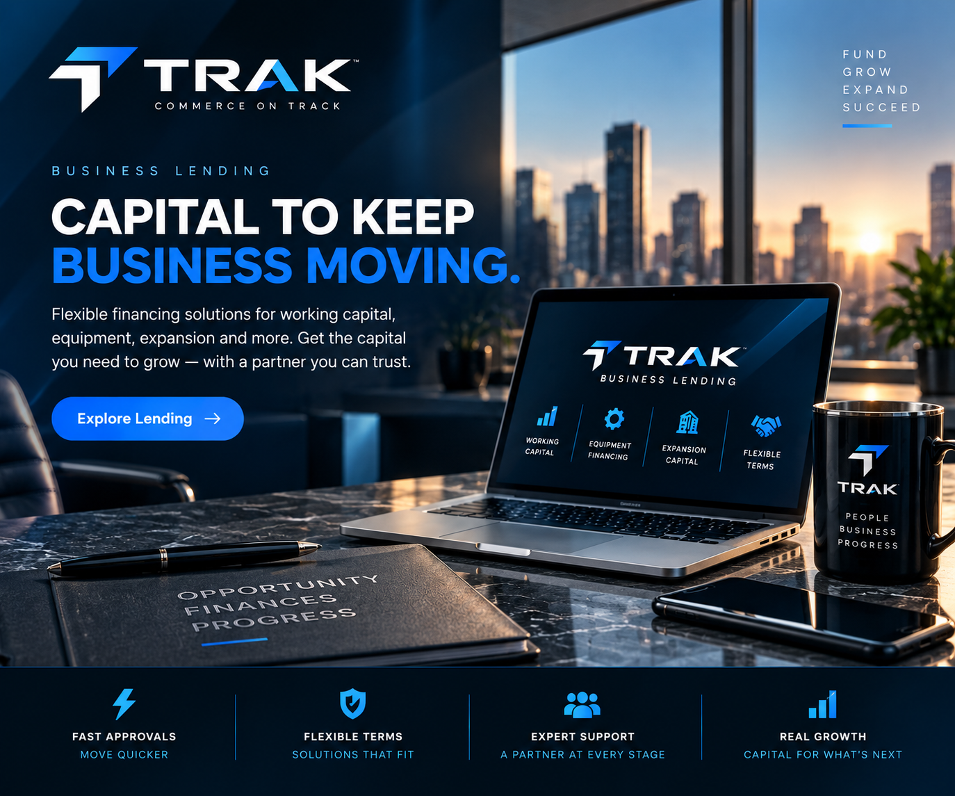 TRAK commerce platform artwork