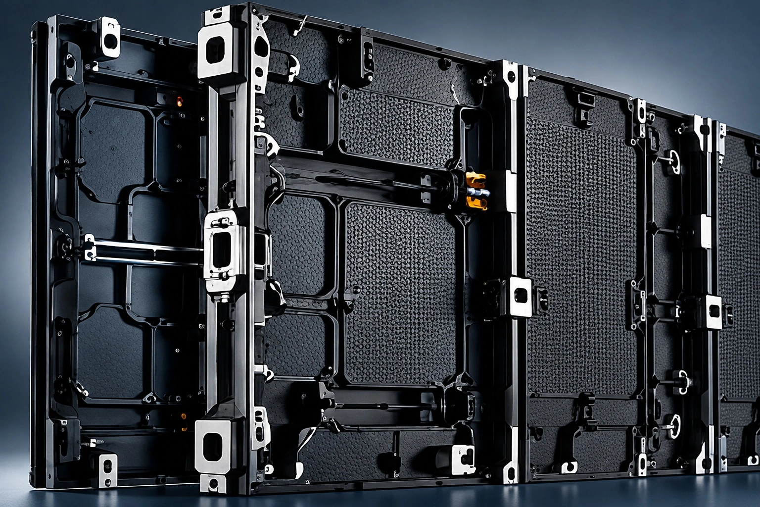 Modular LED cabinet hardware